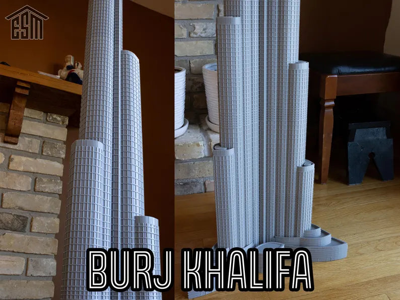 Burj Khalifa | Dubai Skyscraper Replica | Z Scales and more | Architectural 3D Print | Museum Grade