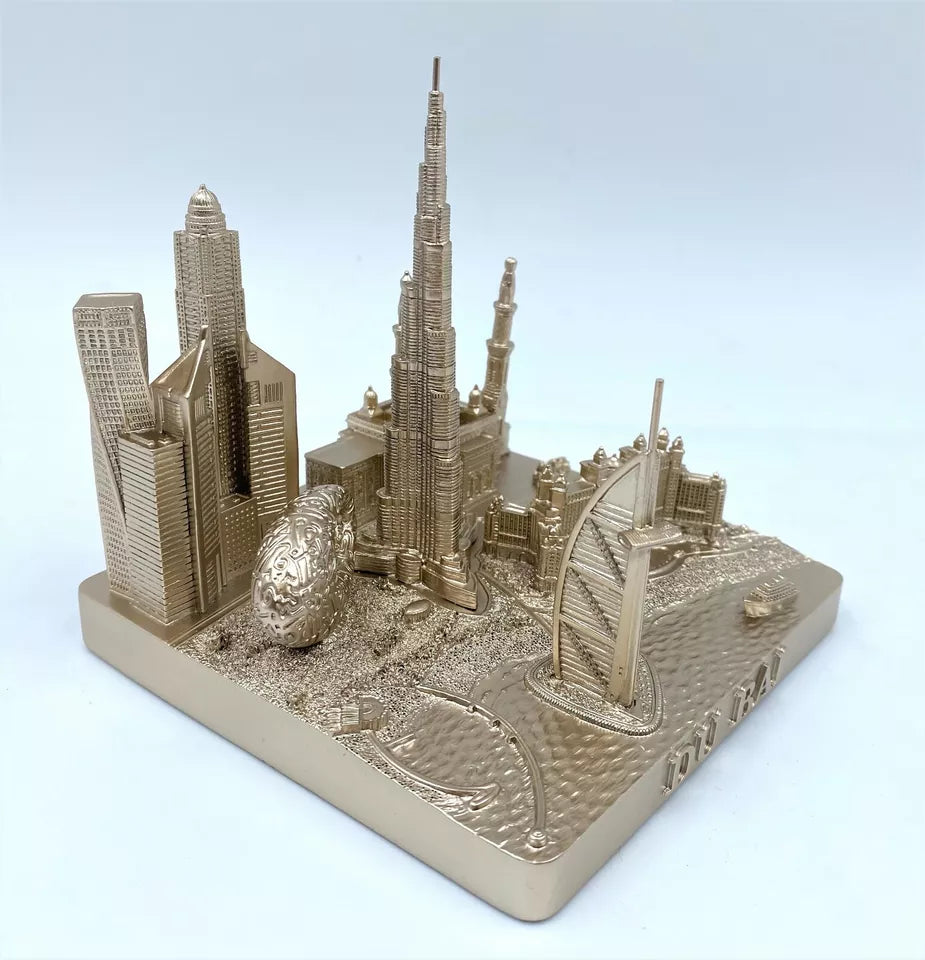 Dubai 3D City Famous Building Model Statue Souvenir Decoration