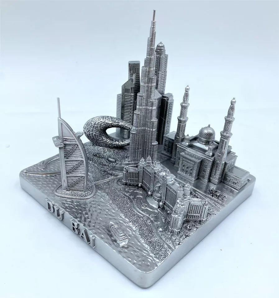 Dubai 3D City Famous Building Model Statue Souvenir Decoration