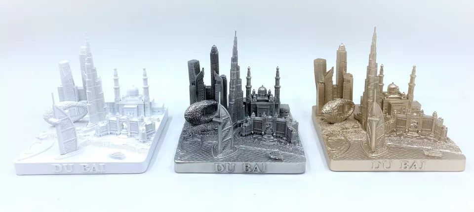 Dubai 3D City Famous Building Model Statue Souvenir Decoration