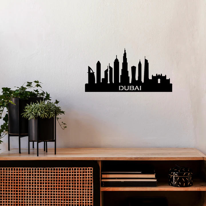 Dubai Skyline - Metal Wall Art