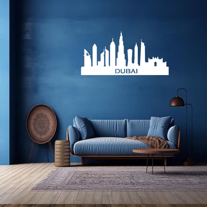 Dubai Skyline - Metal Wall Art