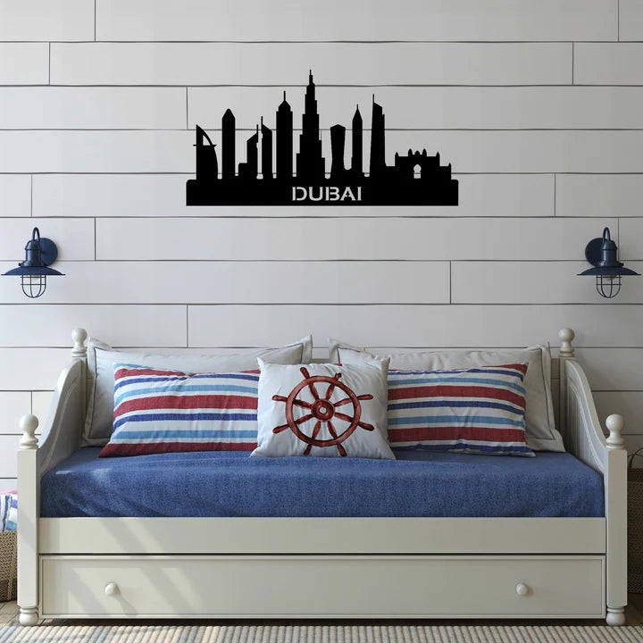 Dubai Skyline - Metal Wall Art