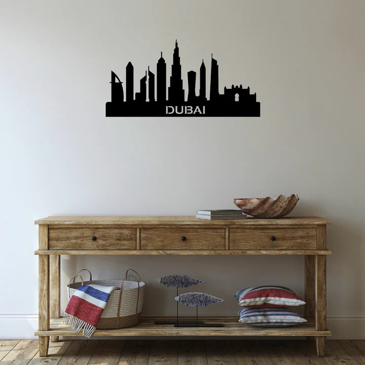 Dubai Skyline - Metal Wall Art