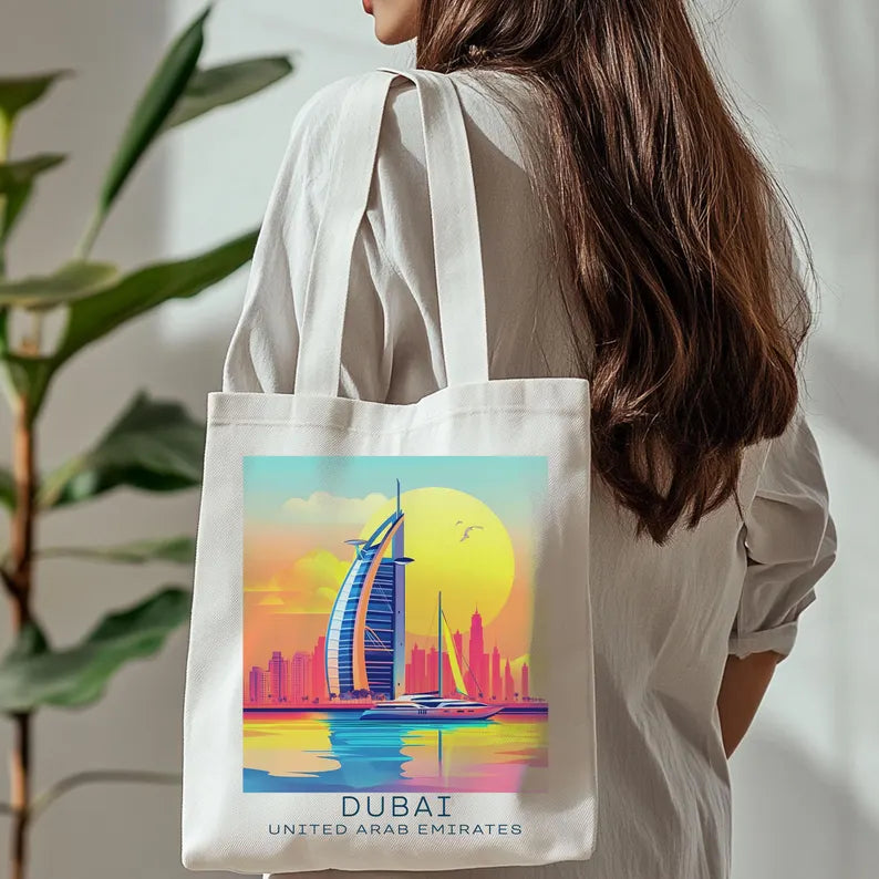 Personalized Travel Gift, Dubai Travel Print, United Arab Emirates Art Gift for Travelers, Birthday Gift, United Arab Emirates Souvenir