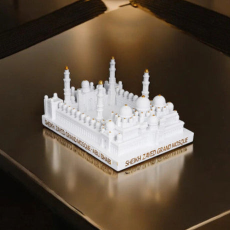 Sheikh Zayed Grand Mosque Model/Sculpture - Premium Abu Dhabi Souvenir