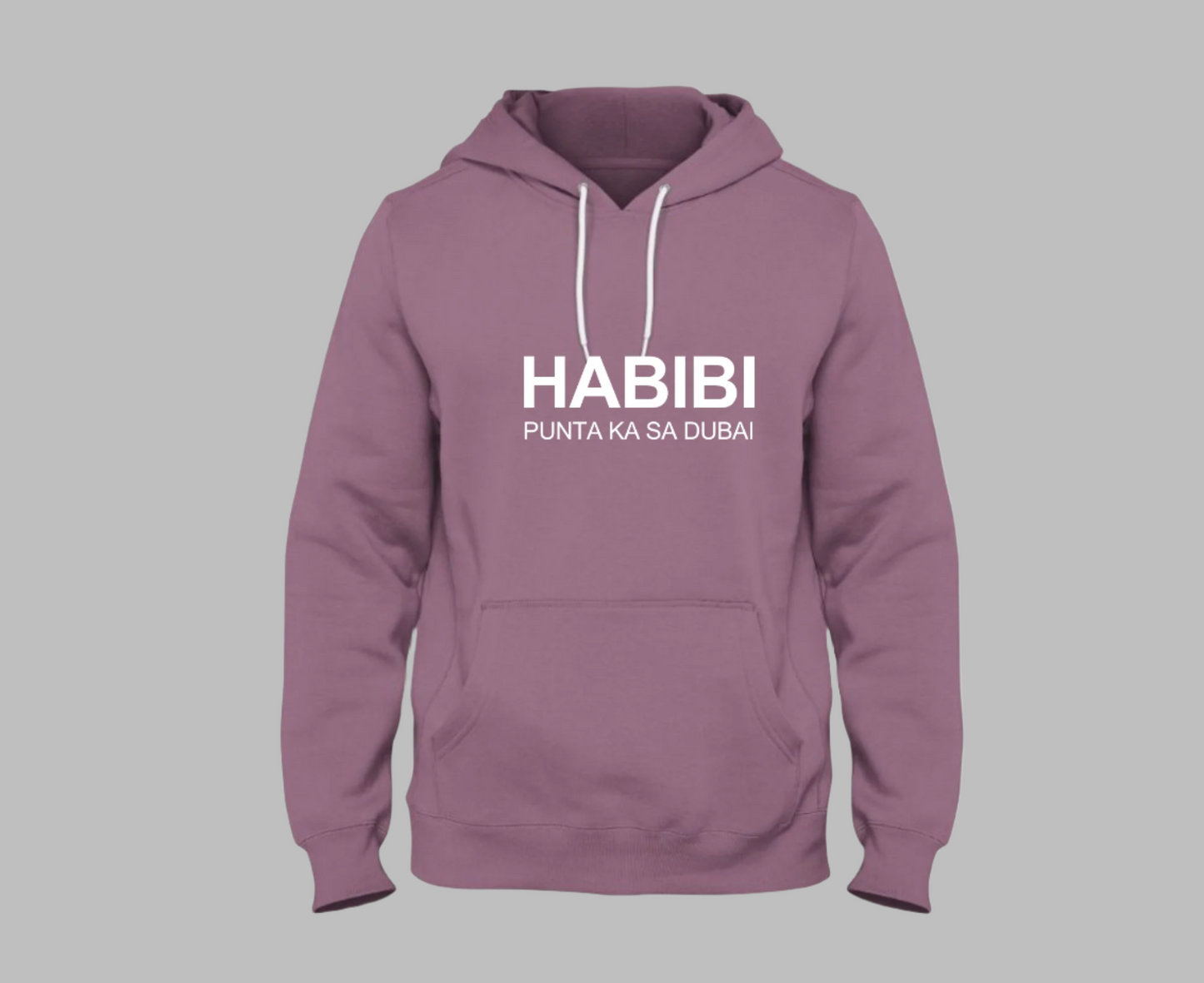 habibi come to dubai filipino hoodie pink